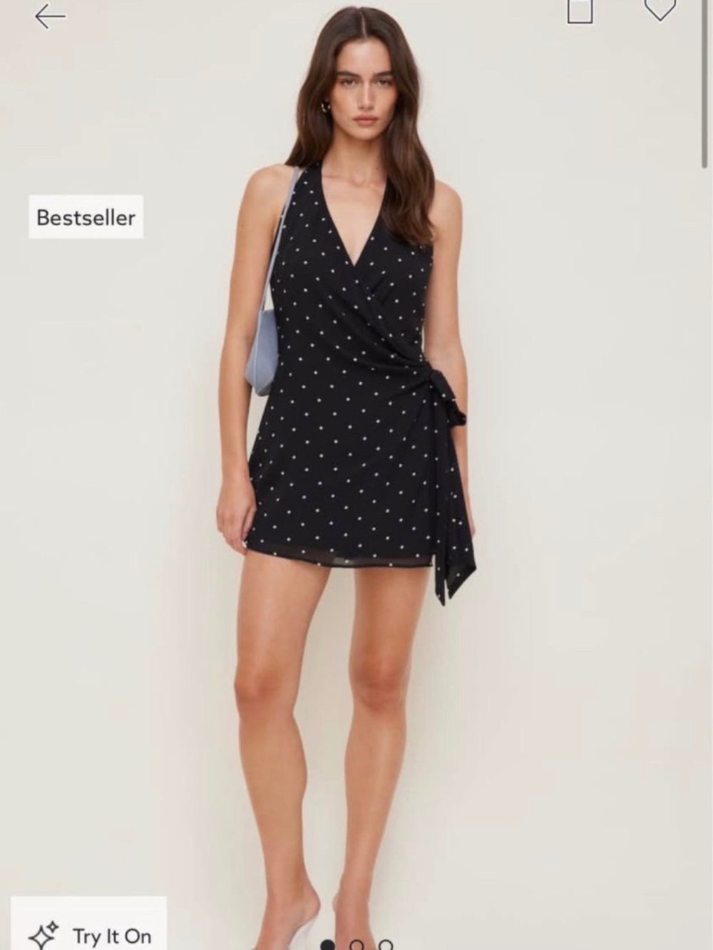 Dynamite Halter Polka Dot Romper